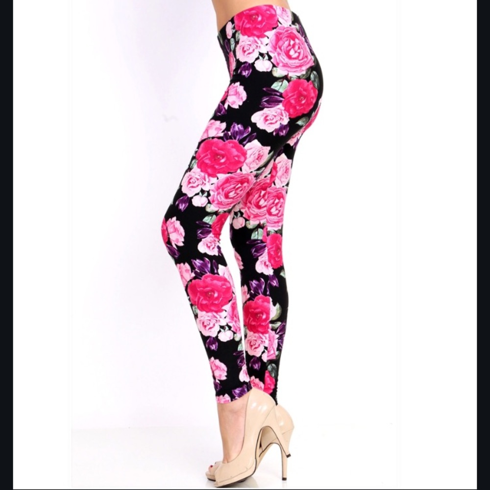 Floral Leggings  - Picture 2 of 3